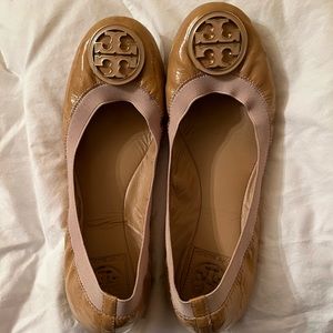 Tory Burch Beige Flats